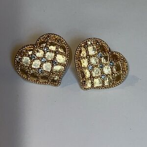 Vintage Heart Earrings